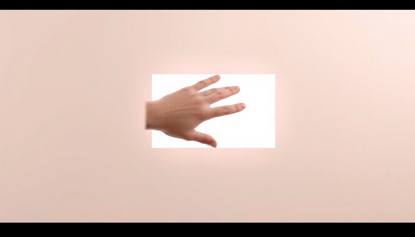 출처 불명 확실하지 않은 팝업을 조심스럽게 차단하는 손의 모습을 부드러운 3D 렌더링과 매트 플라스틱 질감으로 표현한 이미지