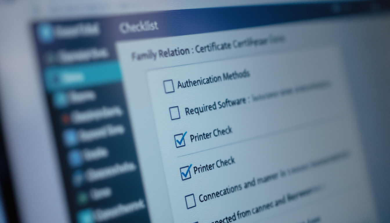 가족 관계 증명서 온라인 신청 전 준비물 체크리스트 화면