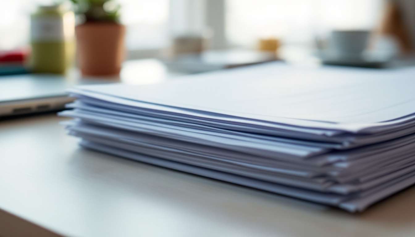 어린이집 입소 신청에 필요한 주민등록등본, 가족관계증명서, 재직증명서, 예방접종확인서 등 서류들이 정리된 모습