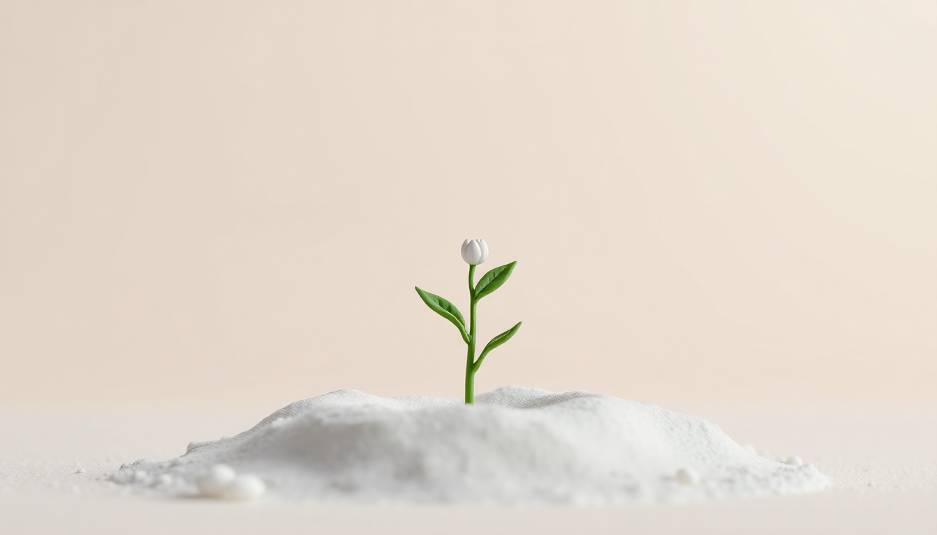 입춘의 뜻과 절기 원리를 나타내는 얼어붙은 땅을 뚫고 나오는 새싹의 모습