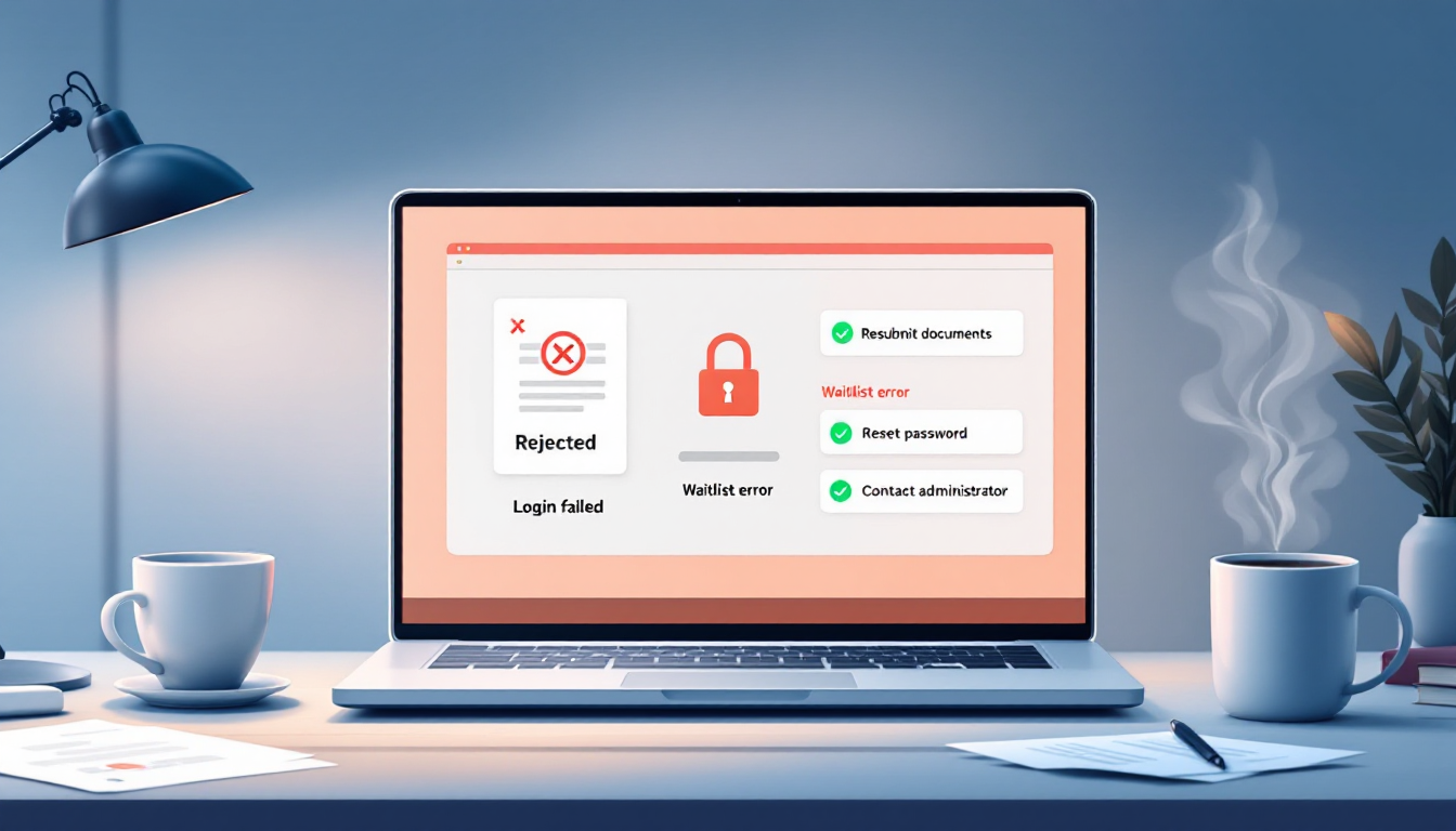 어린이집 입소 신청에서 발생할 수 있는 문제 유형들과 해결 방법을 보여주는 이미지
