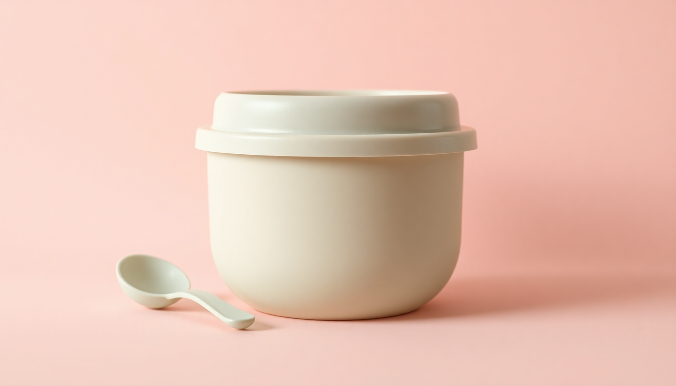 철분 결핍 위험을 나타내는 시각적 이미지로, 아기 성장에 중요한 영양소인 철분과 아연이 부족할 경우 발생할 수 있는 문제를 부드러운 3D 렌더링으로 표현한 이미지