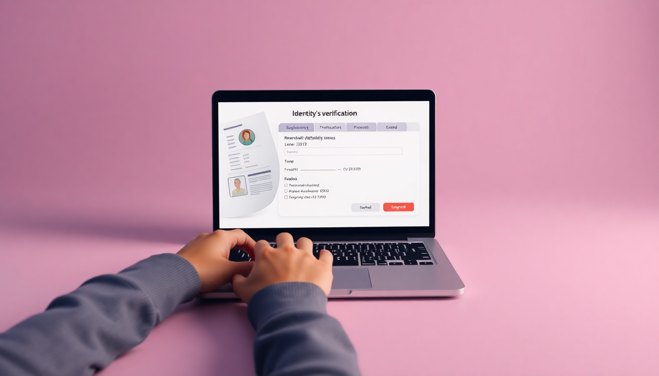 학생예비군 신청 자격을 증명하기 위해 재학증명서 등을 준비하고 확인하는 장면