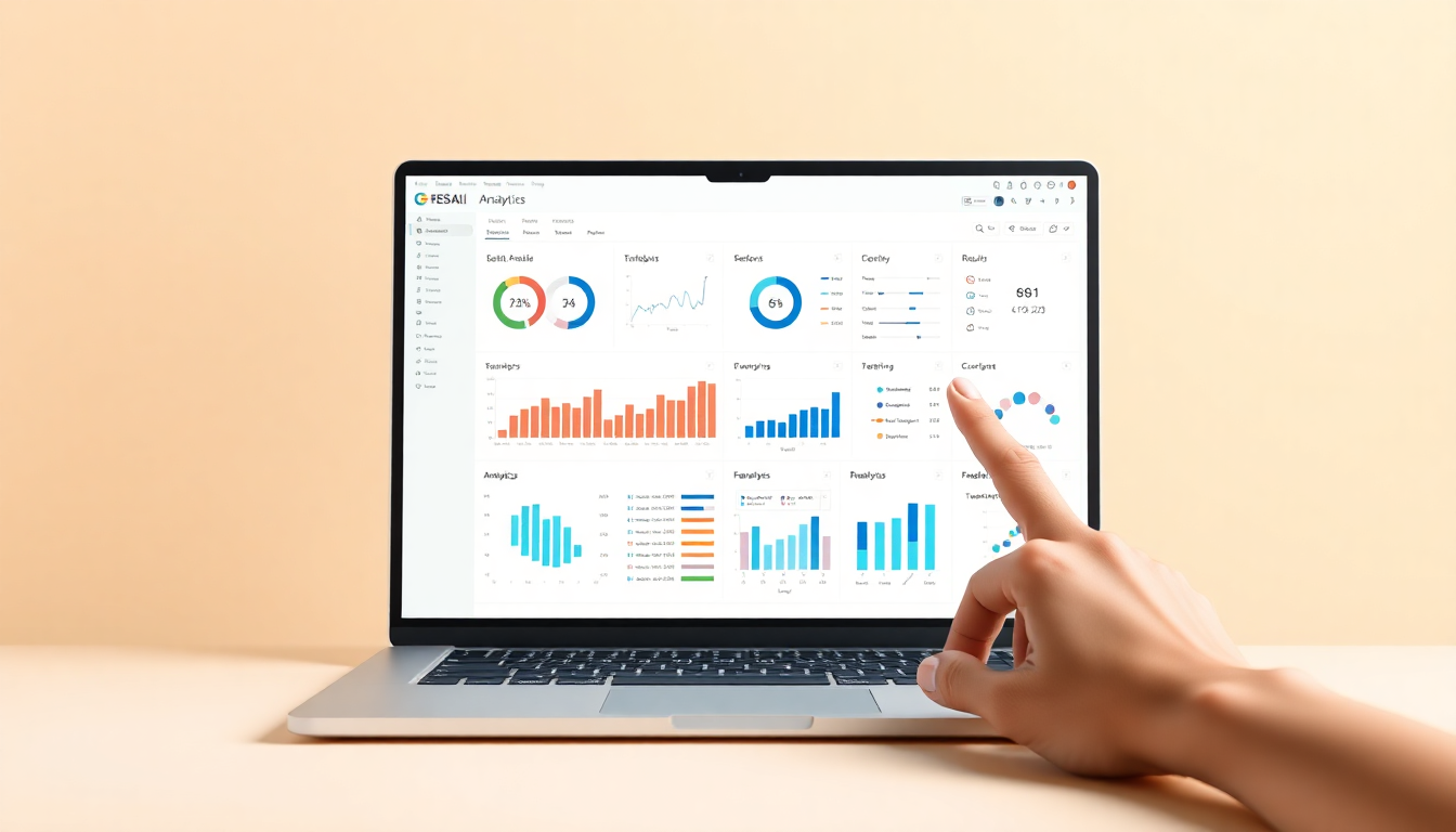 EBSi 풀서비스 활용 가이드를 시험 성적 분석 대시보드와 손의 인터랙션으로 시각화