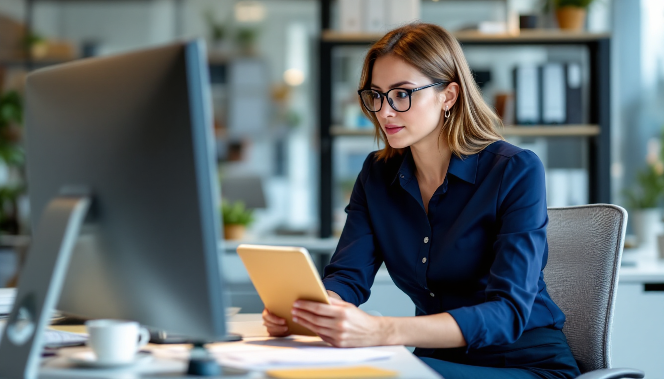 최저시급 관련 문제 해결을 위해 전문가와 상담하는 직장인 모습