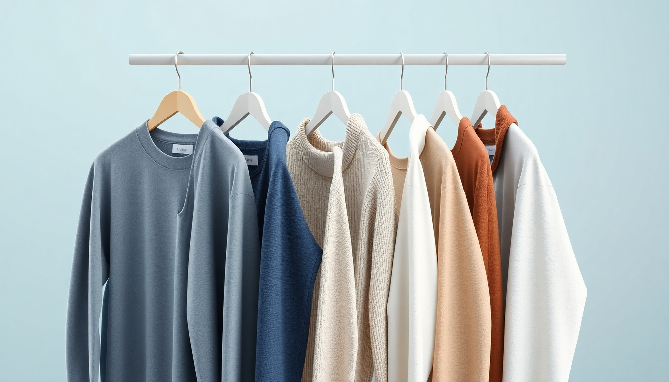 입춘 건강 관리 수칙을 대비한 얇은 옷 여러 겹을 부드러운 클레이 스타일 3D 렌더링으로 표현한 이미지로, 미니멀 라이트 블루 배경에 따뜻함과 배려가 느껴지도록 연출함