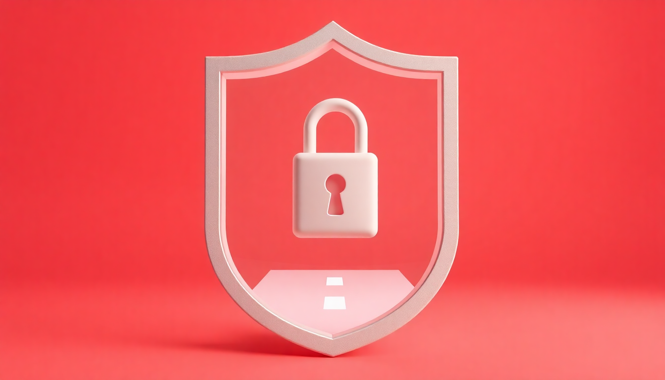 10배 부가통행료 예방법을 상징하는 고속도로 요금소 모양의 보호 방패와 잠금장치를 부드러운 클레이 질감으로 표현한 장면