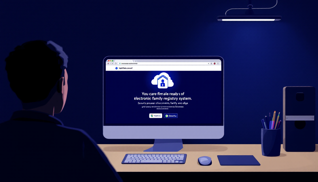 대법원 전자가족관계등록시스템 홈페이지와 보안 프로그램 설치 안내화면