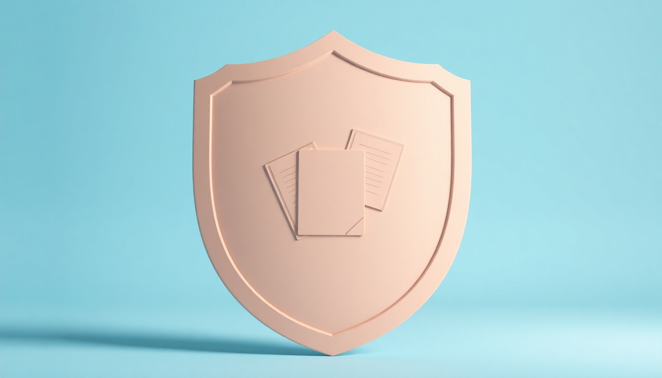 건강보험 해촉증명서가 프리랜서의 보험료 부담을 방어하는 방패 메타포 이미지