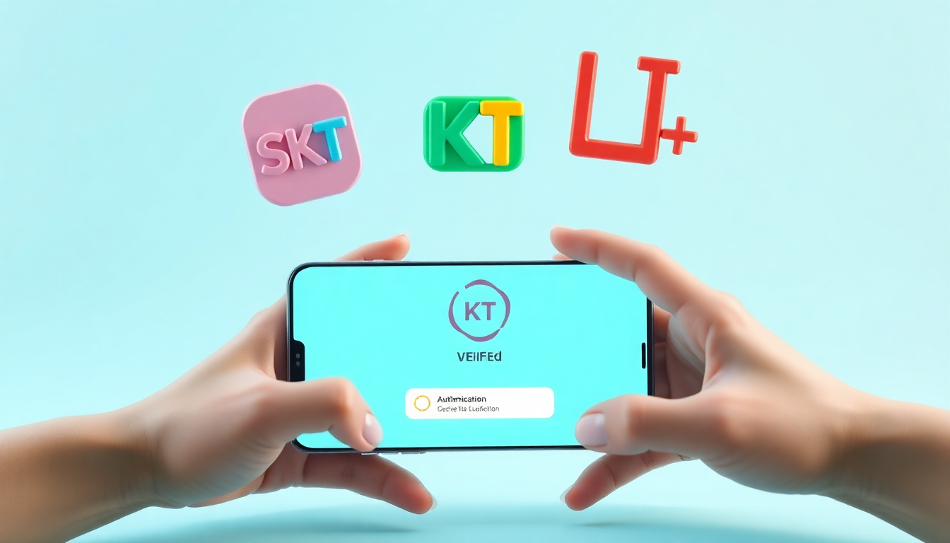 SKT, KT, LGU+ 통신사별 PUK 해제코드 조회 과정을 상징하는 장면