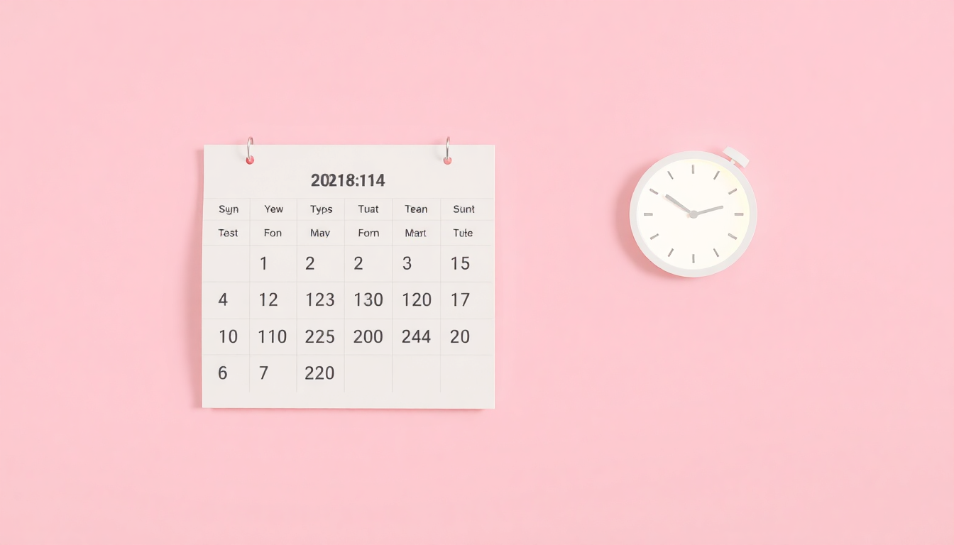 환급금 조회 및 신고 기한을 나타내는 달력과 시계를 포함한 2024년 연말정산 일정의 3D 매트 플라스틱 이미지