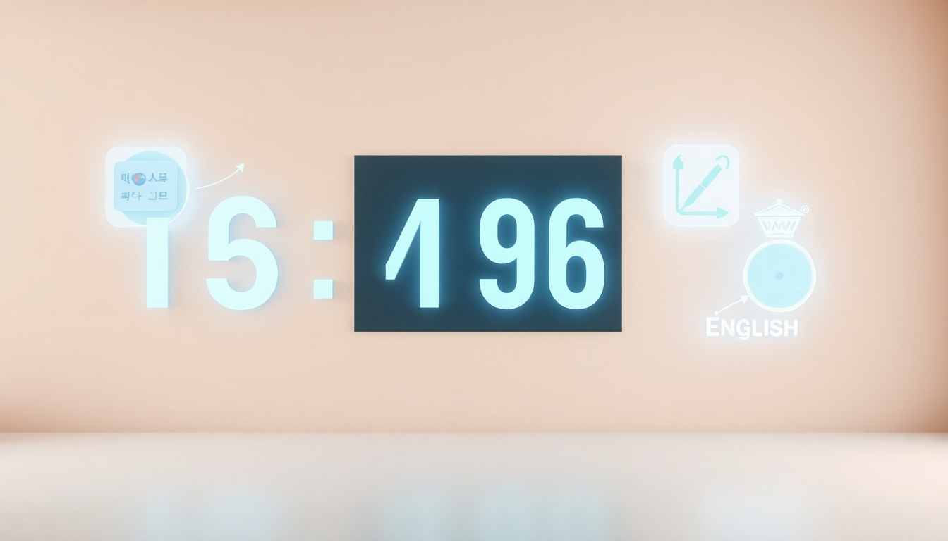 2026 9월 모의고사 예상 등급컷을 시각화한 점수판과 과목 아이콘이 떠 있는 모습